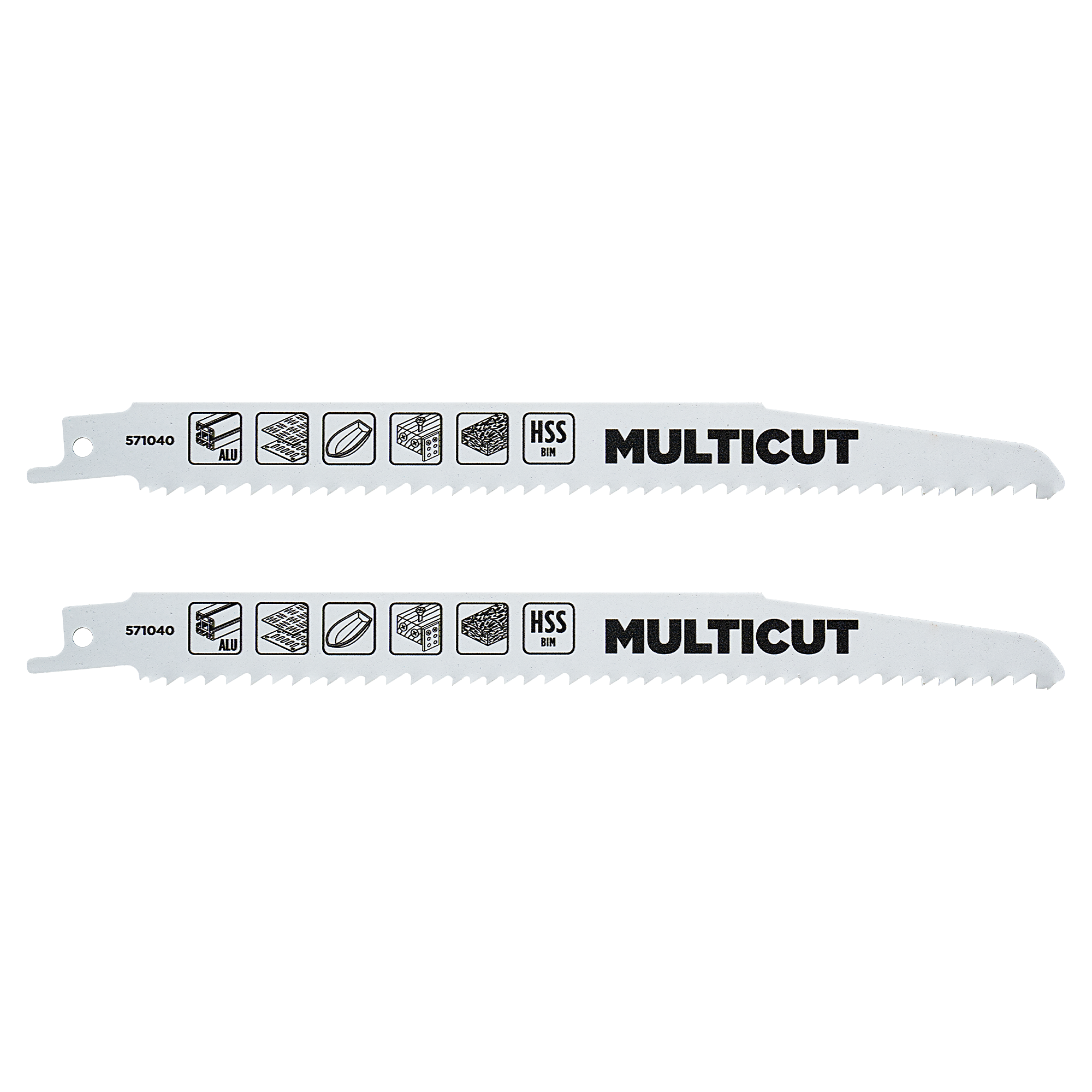 Изображение товара Набор полотен для сабельной пилы по дереву и металлу KWB 571040 2 шт.