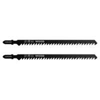 Изображение товара Пилка для электролобзика KWB 626250 быстрый рез 2 шт. высокоуглеродистая сталь