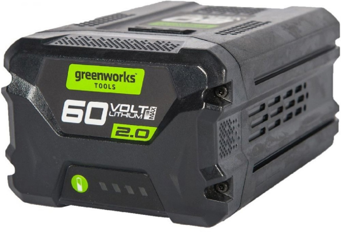Изображение товара Greenworks G60B2 аккумулятор 60В 2Ah Li-Ion
