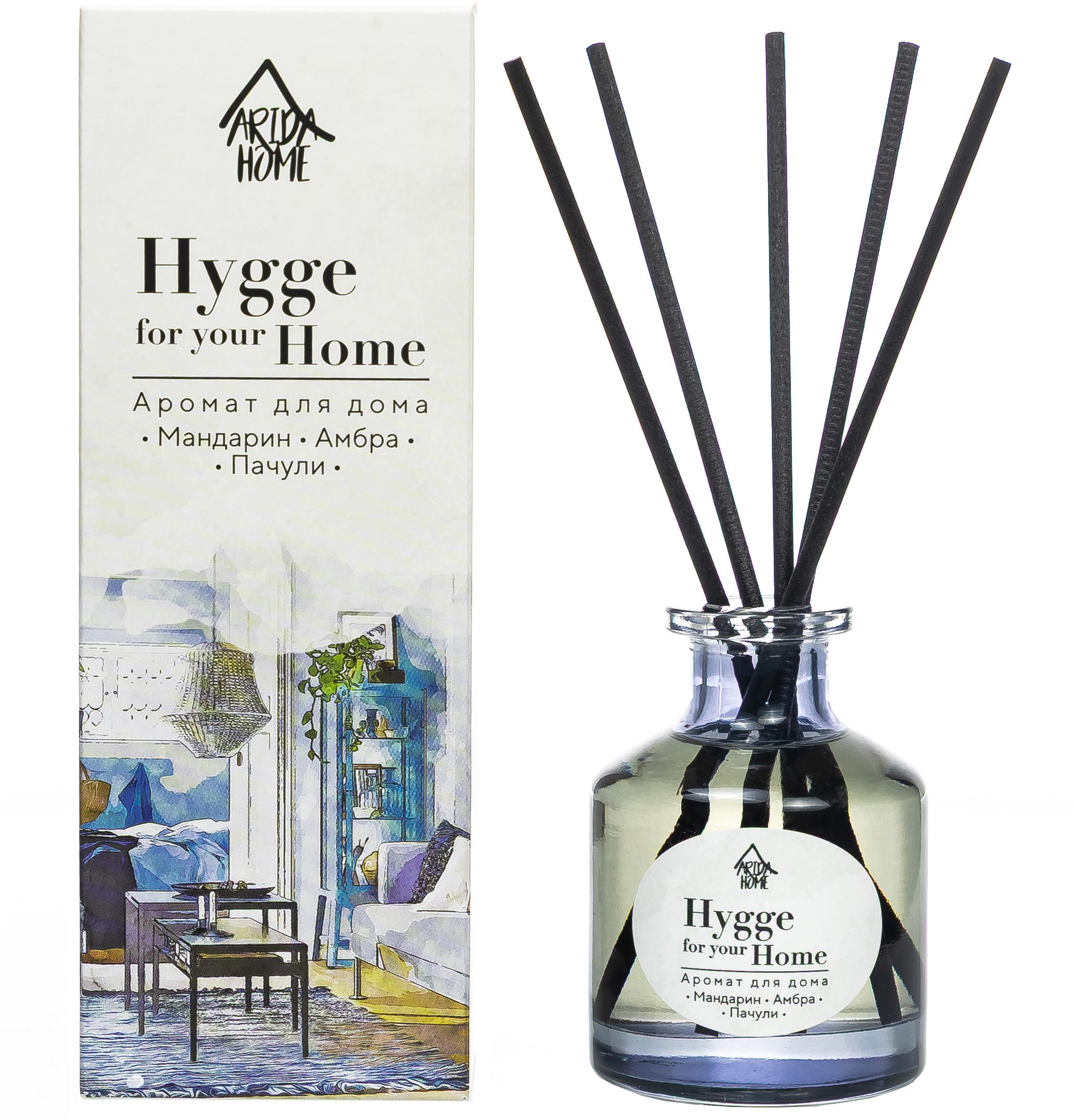 Изображение товара Диффузор Arida Home Hygge Home Мандарин, амбра и пачули 50 мл