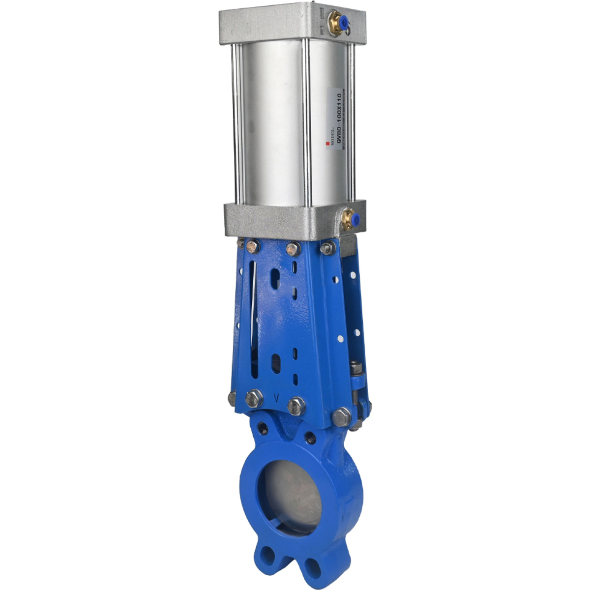 Изображение товара Задвижка с пневмоприводом DN200 PN10 Dn.ru D040-09703