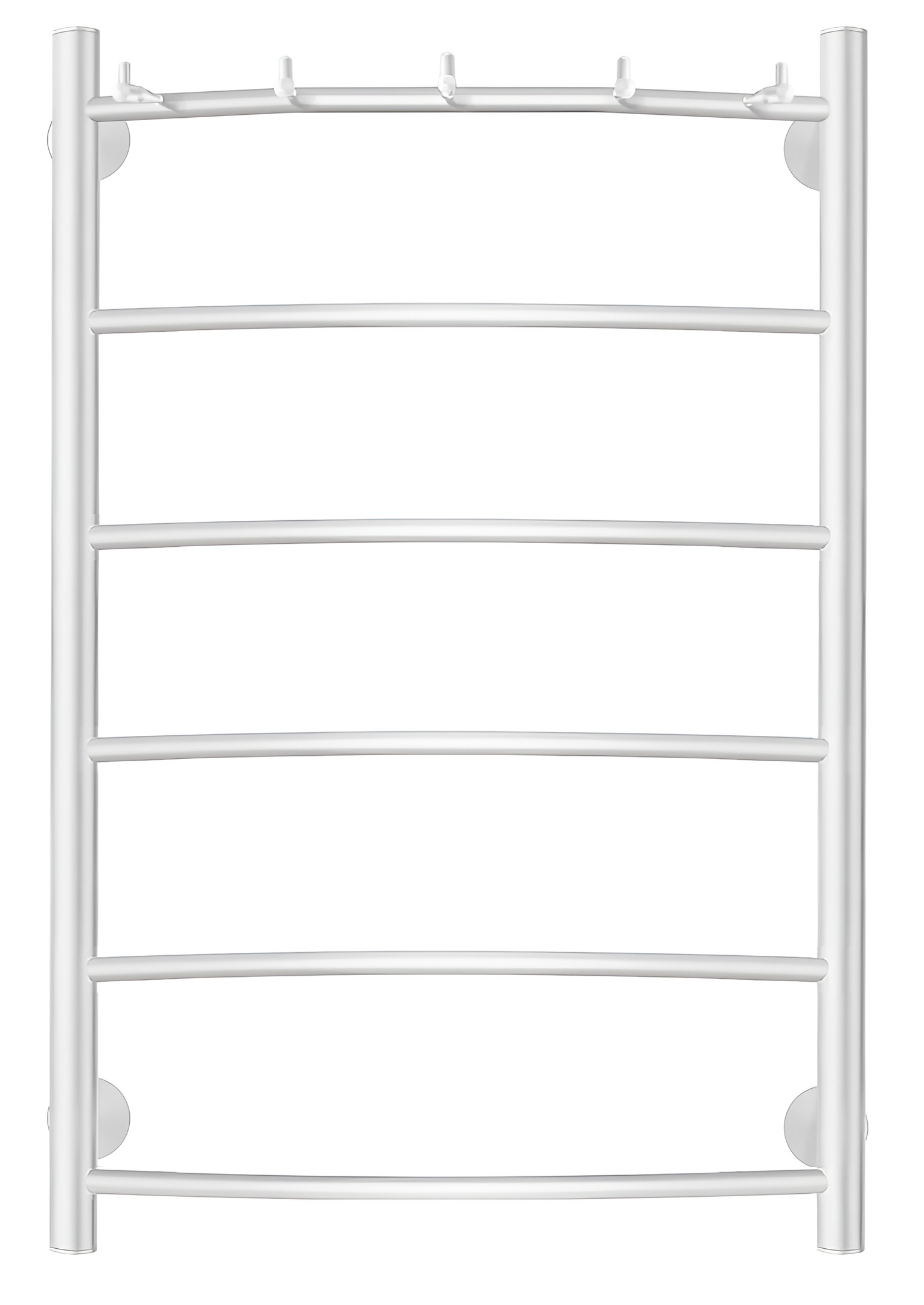 Изображение товара Полотенцесушитель водяной Милан 1 К 800x400 мм из нержавеющей стали белый матовый