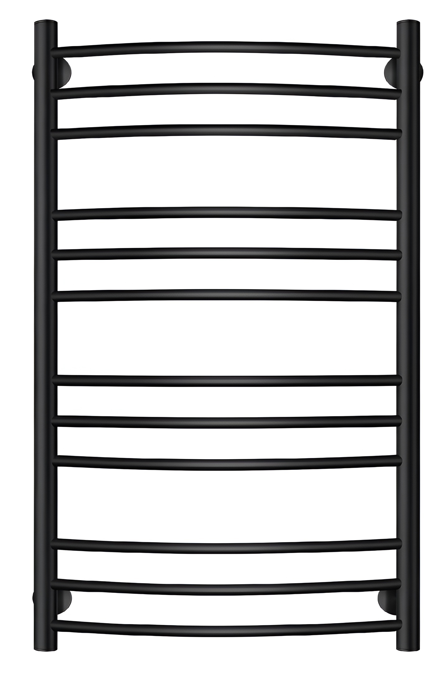 Изображение товара Полотенцесушитель водяной лесенка Secado Милан 3 1000x600 мм универсальная подводка нержавеющая сталь цвет черный матовый