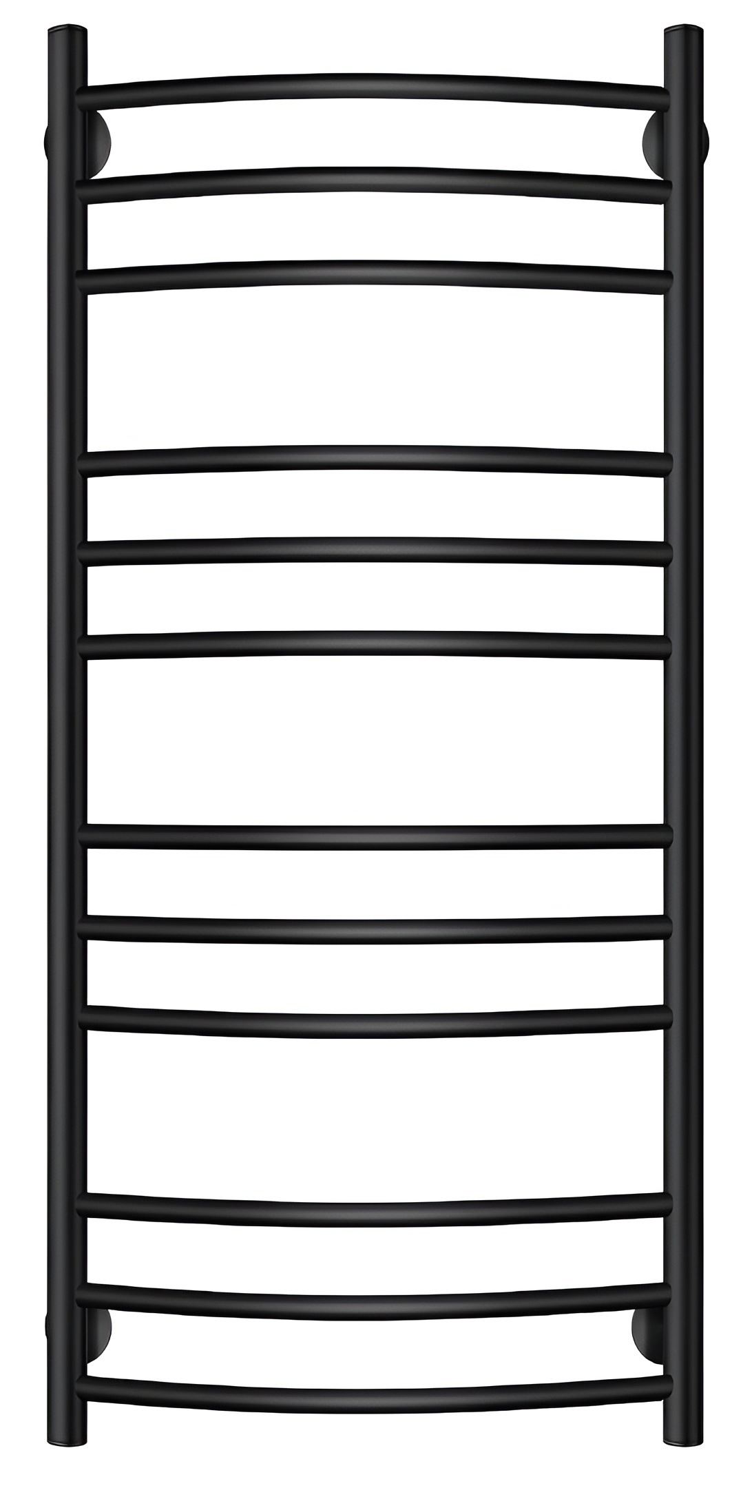 Изображение товара Полотенцесушитель водяной Милан 3 1200x500 мм черный матовый из нержавеющей стали