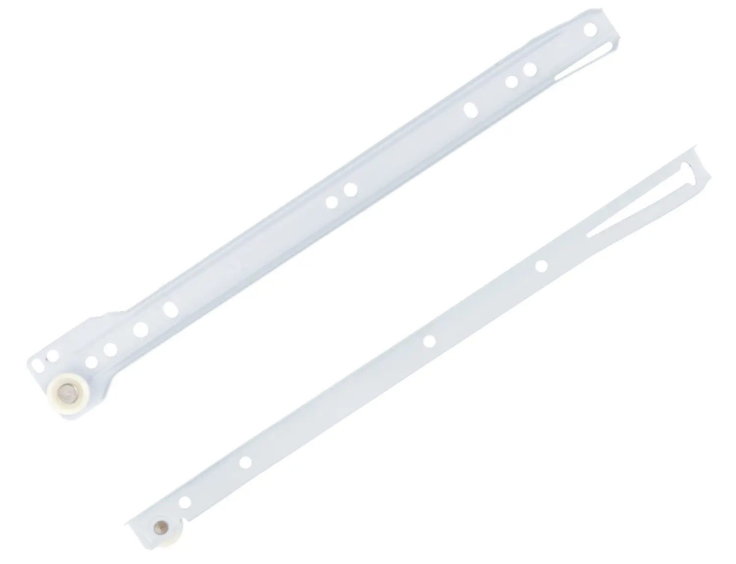 Мебельные направляющие 300x35 мм металл цвет белый 2 шт.