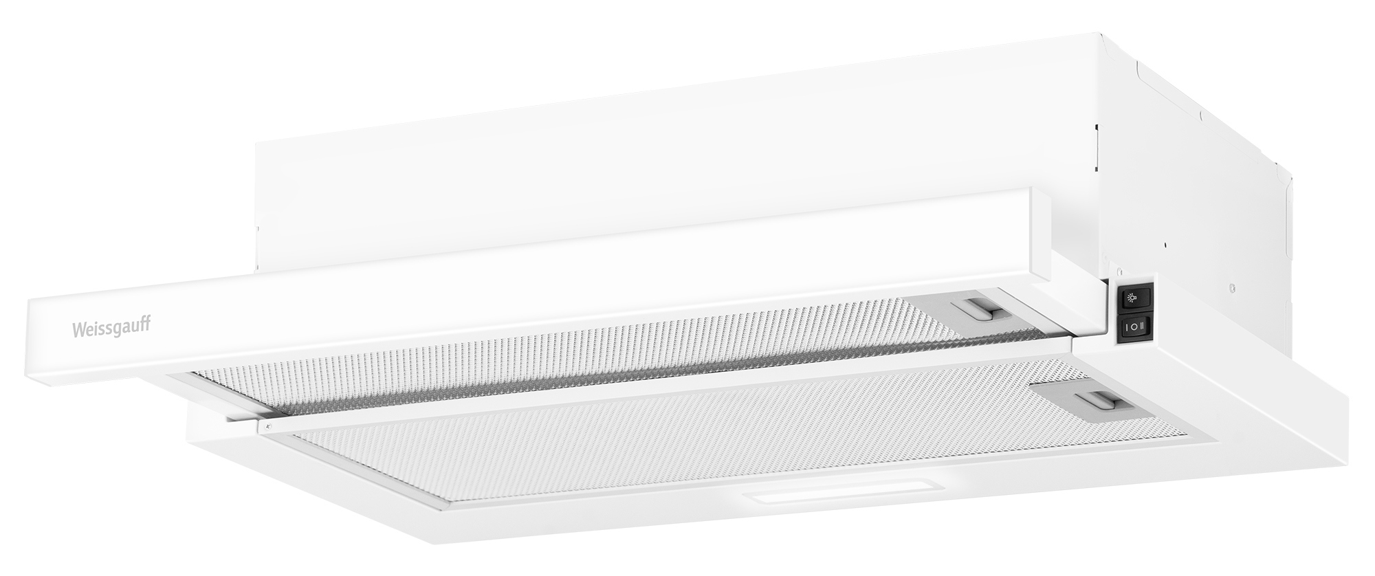 Изображение товара Встраиваемая вытяжка Weissgauff TEL 06 1M белая 60 см для кухни