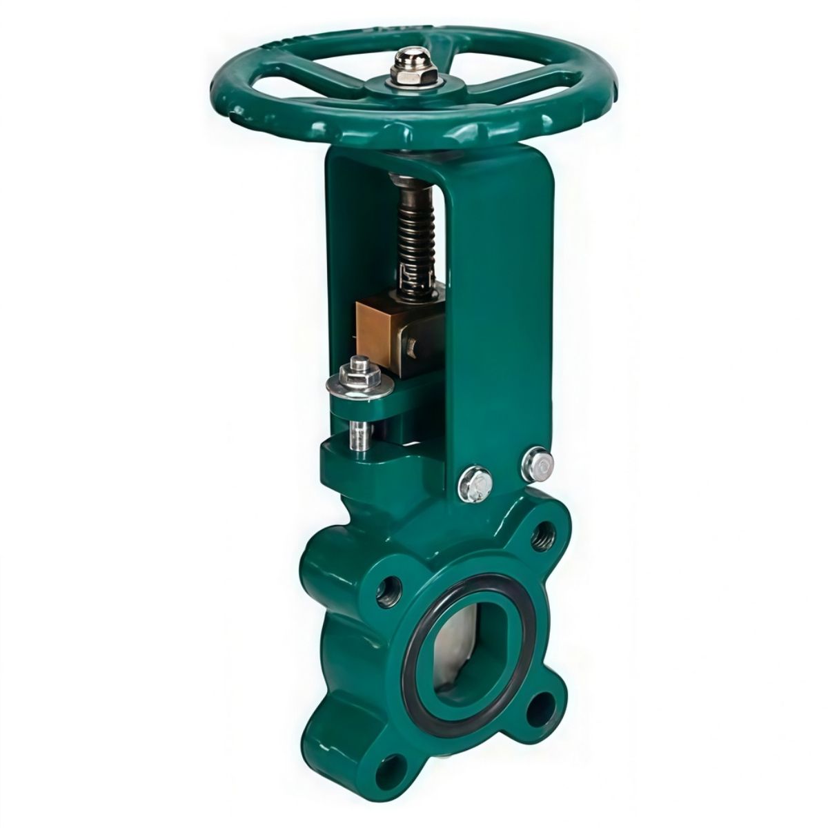 Изображение товара Задвижка ручная Dn.ru D040-10275 DN150 PN10 с выдвижным шпинделем чугун