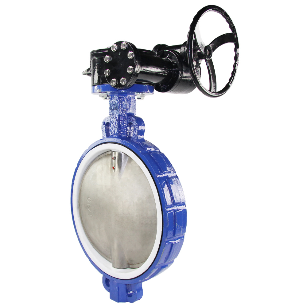 Изображение товара Затвор дисковый поворотный Dn.ru D050-02394 DN500 PN16 углеродистая сталь