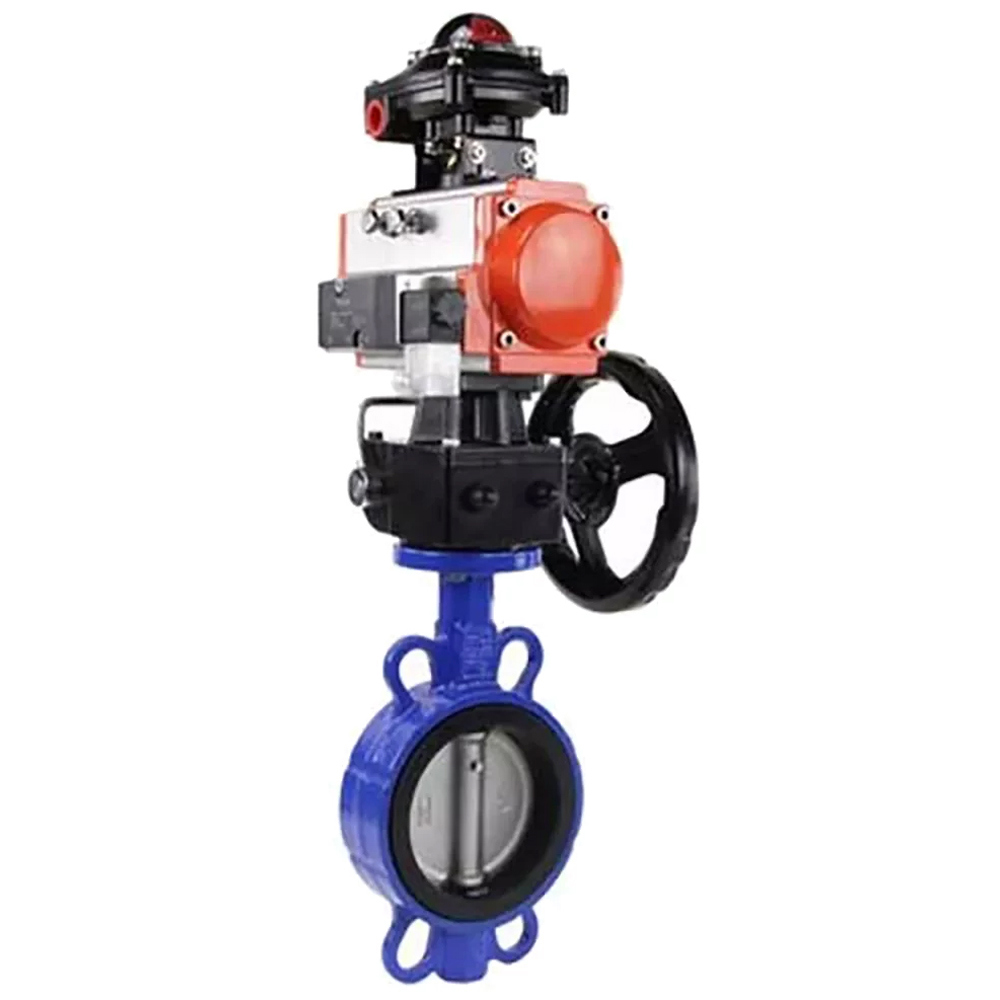 Изображение товара Затвор дисковый поворотный DN65 PN16 с пневмоприводом DN.RU Изображение товара Затвор дисковый поворотный DN65 PN16 с пневмоприводом DN.RU