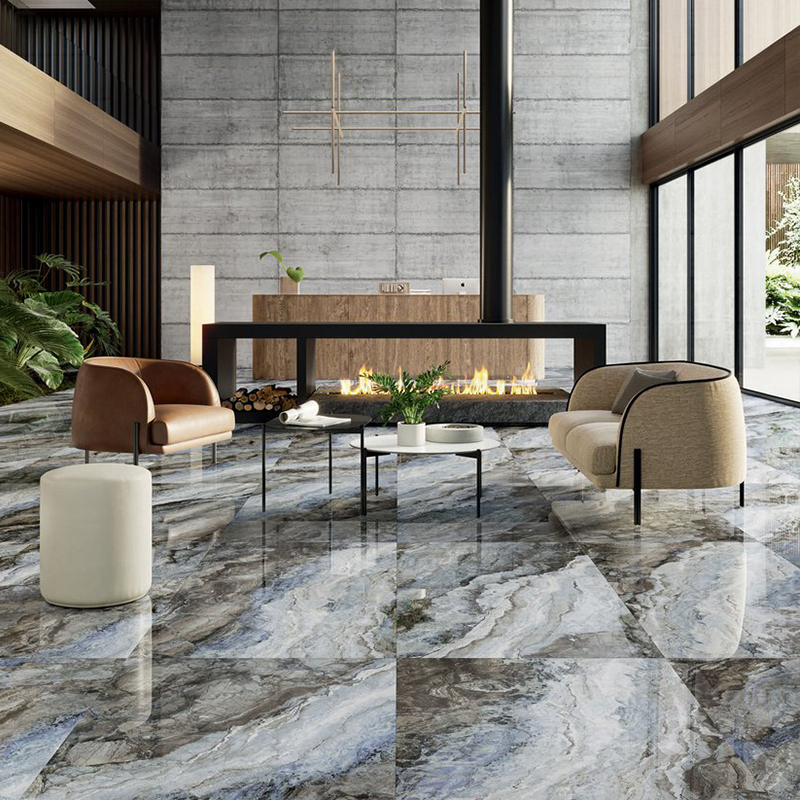 Изображение товара Керамогранит SANT AGOSTINO Mystic Ocean Kry 60x120 синий глянцевый Италия