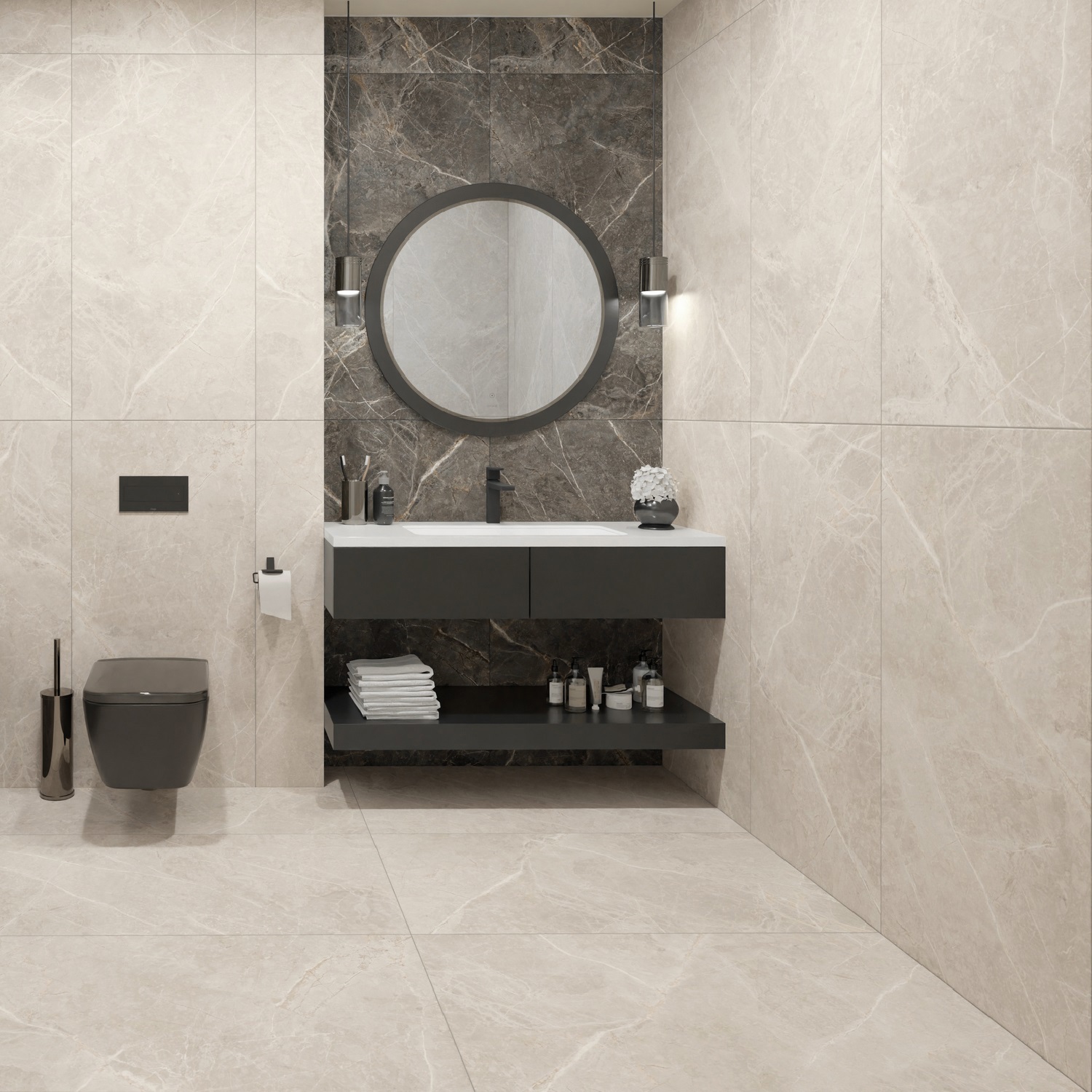 Изображение товара Керамогранит GLOBAL TILE Amrita_GT 60x120 мативая глазурованная с эффектом мрамора