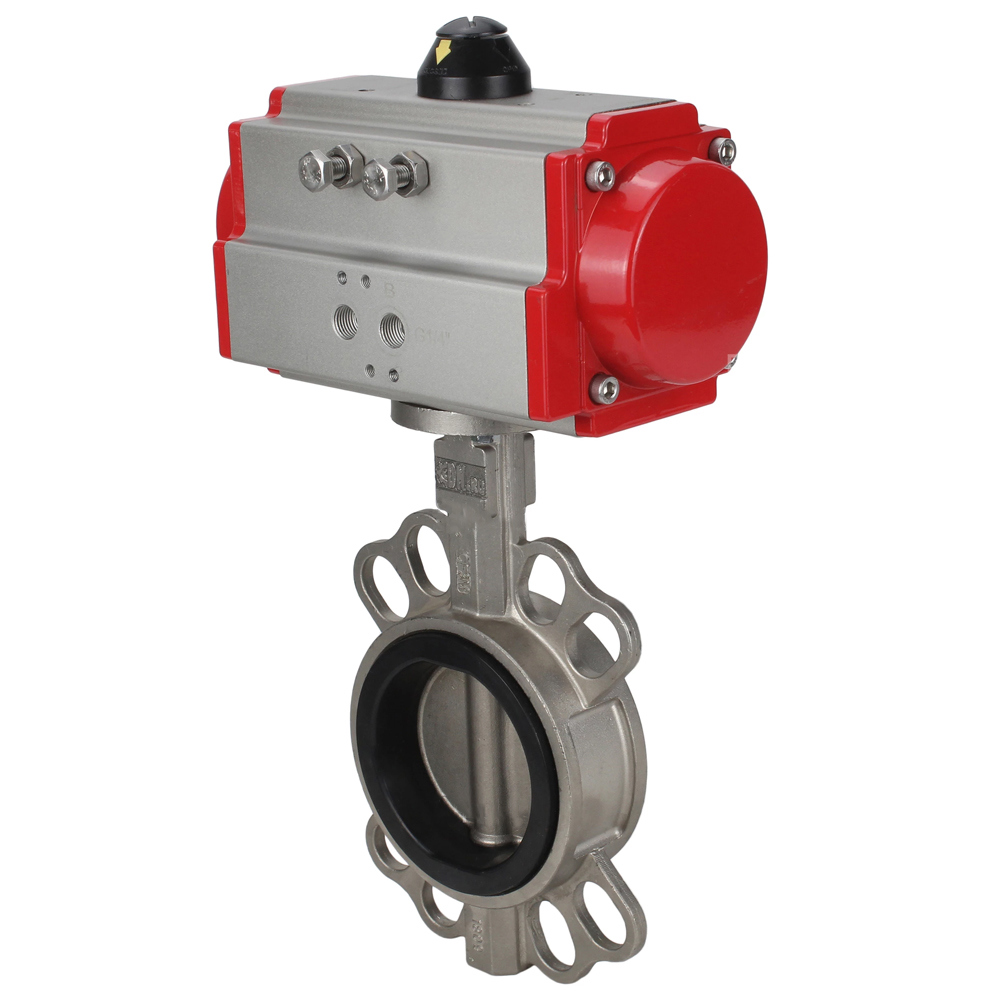 Изображение товара Затвор дисковый поворотный DN.ru D050-46627 с пневмоприводом из нержавеющей стали Изображение товара Затвор дисковый поворотный DN.ru D050-46627 с пневмоприводом из нержавеющей стали