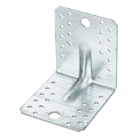 Изображение товара Угол крепежный монтажный усиленный сталь оцинкованная 105x90x2.5x105 мм