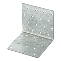 Изображение товара Монтажный уголок KUR 80, сталь, оцинкованный, 80x80x2.5 мм