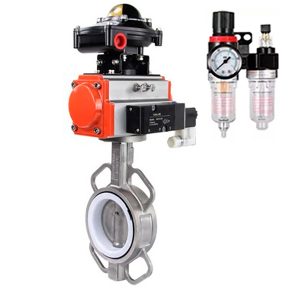 Изображение товара [Затвор дисковый поворотный] [DN.RU] [D050-48768] Нержавеющая сталь, 125 мм, 16 бар