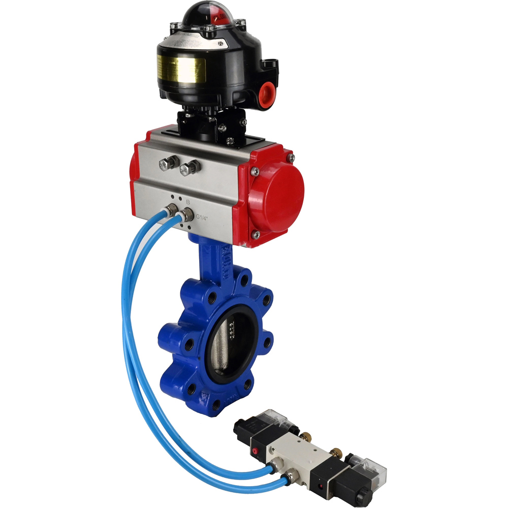 Изображение товара Затвор дисковый поворотный DN.ru D050-50637 DN125 220В