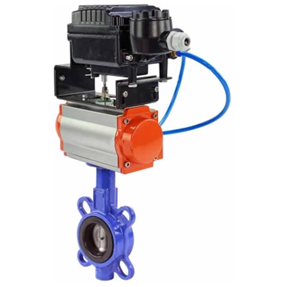 Изображение товара Затвор дисковый поворотный DN40 DN.RU D050-57698 с пневмоприводом