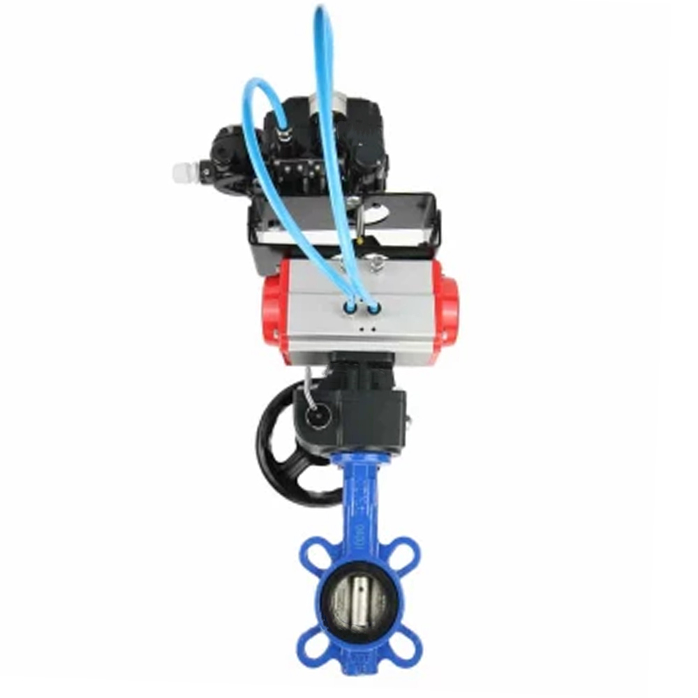 Изображение товара Затвор дисковый поворотный DN80 с пневмоприводом DN.RU Изображение товара Затвор дисковый поворотный DN80 с пневмоприводом DN.RU