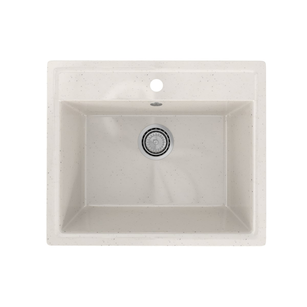 Изображение товара Мойка кухонная Maretti KT565-WH из искусственного камня белая 49.5x56.5 см