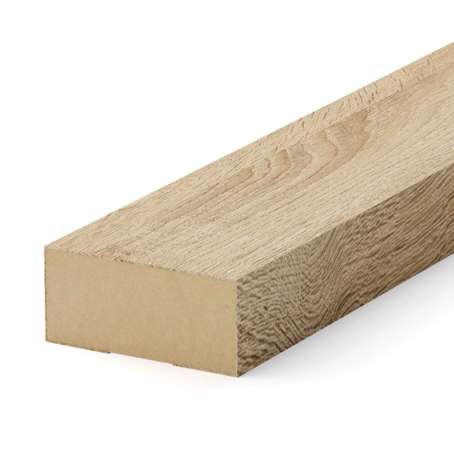 Изображение товара Декоративная панель 3D Stella Эко прямоугольник МДФ цвет дуб сонома 2800x27 мм 1 шт