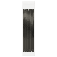 Изображение товара Крепежный хомут Нейлон 4.8x400 мм Черный 50 шт Изображение товара Крепежный хомут Нейлон 4.8x400 мм Черный 50 шт