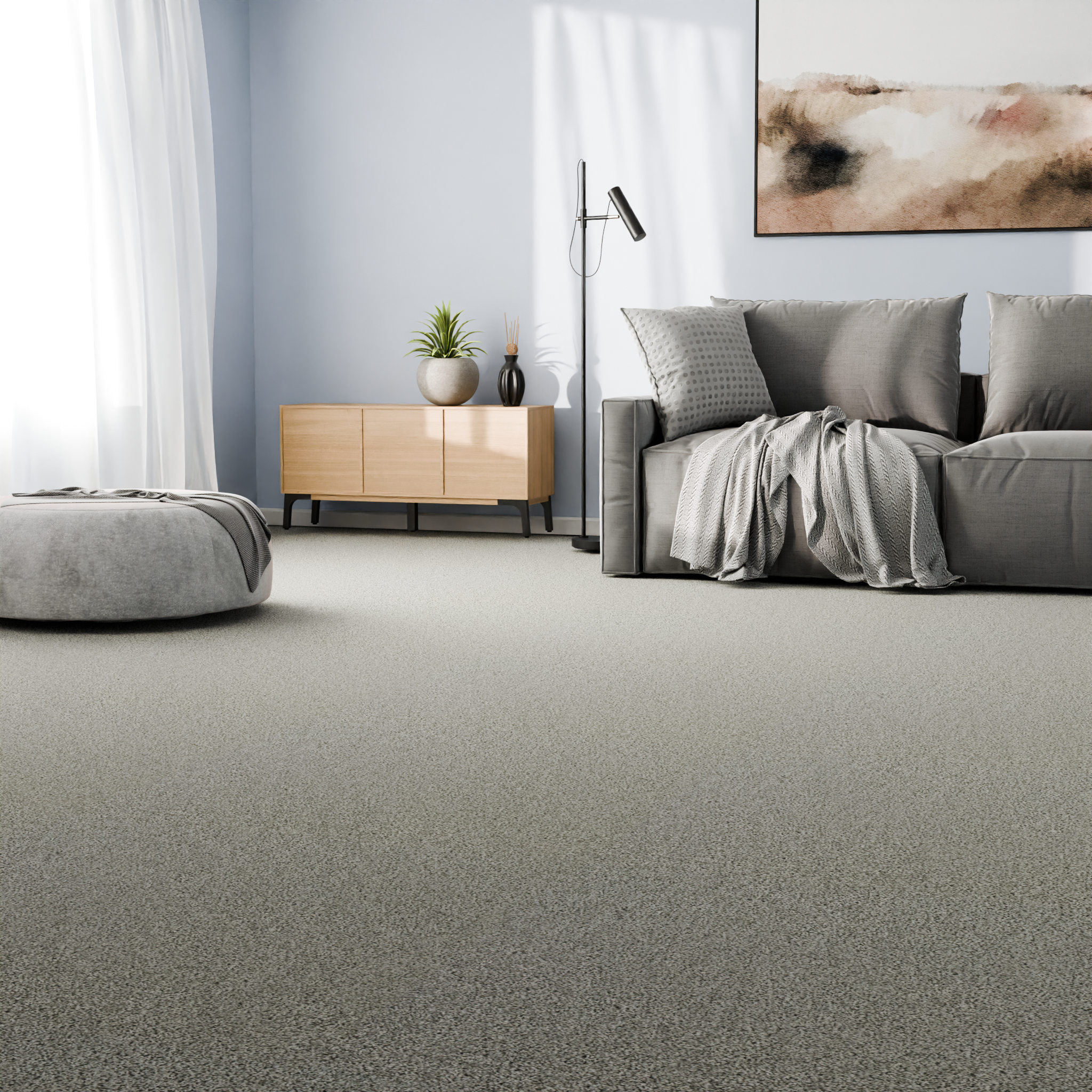 Изображение товара Ковровое покрытие "Фьюжн" 4 м серое - идеальный выбор для дома