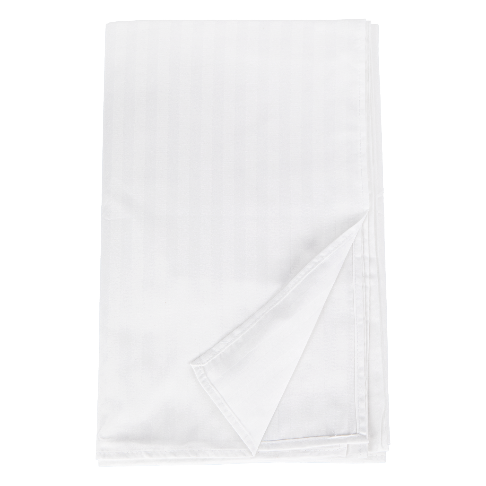 Изображение товара Простыня Kreaforta 175x215 см страйп-сатин белая для 1.5-спальной кровати