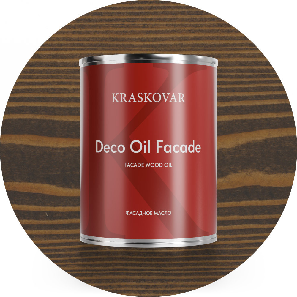Изображение товара Масло фасадное Kraskovar цвет палисандр 0.75л