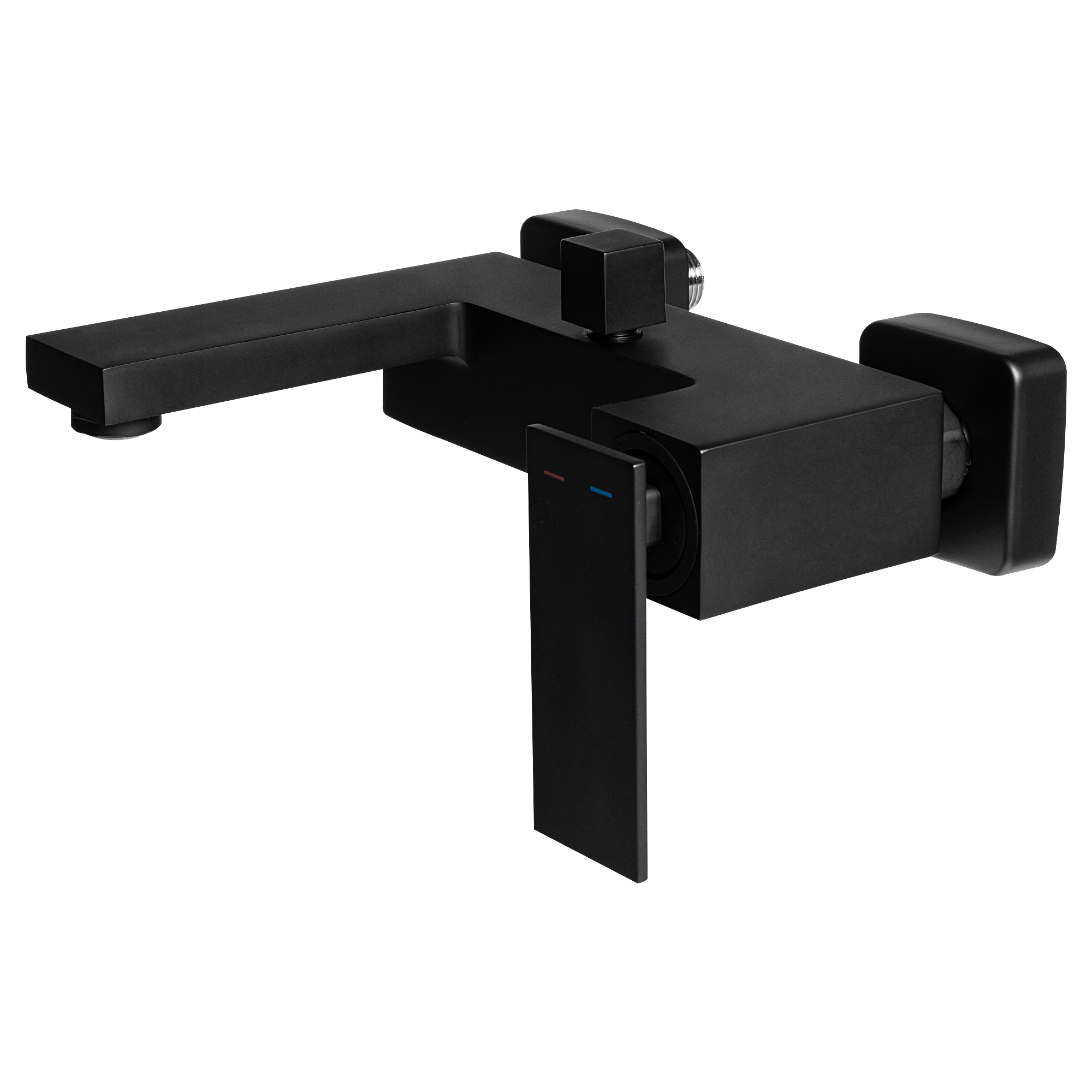 Изображение товара Смеситель для ванны Konsensa Прато черный матовый однорычажный