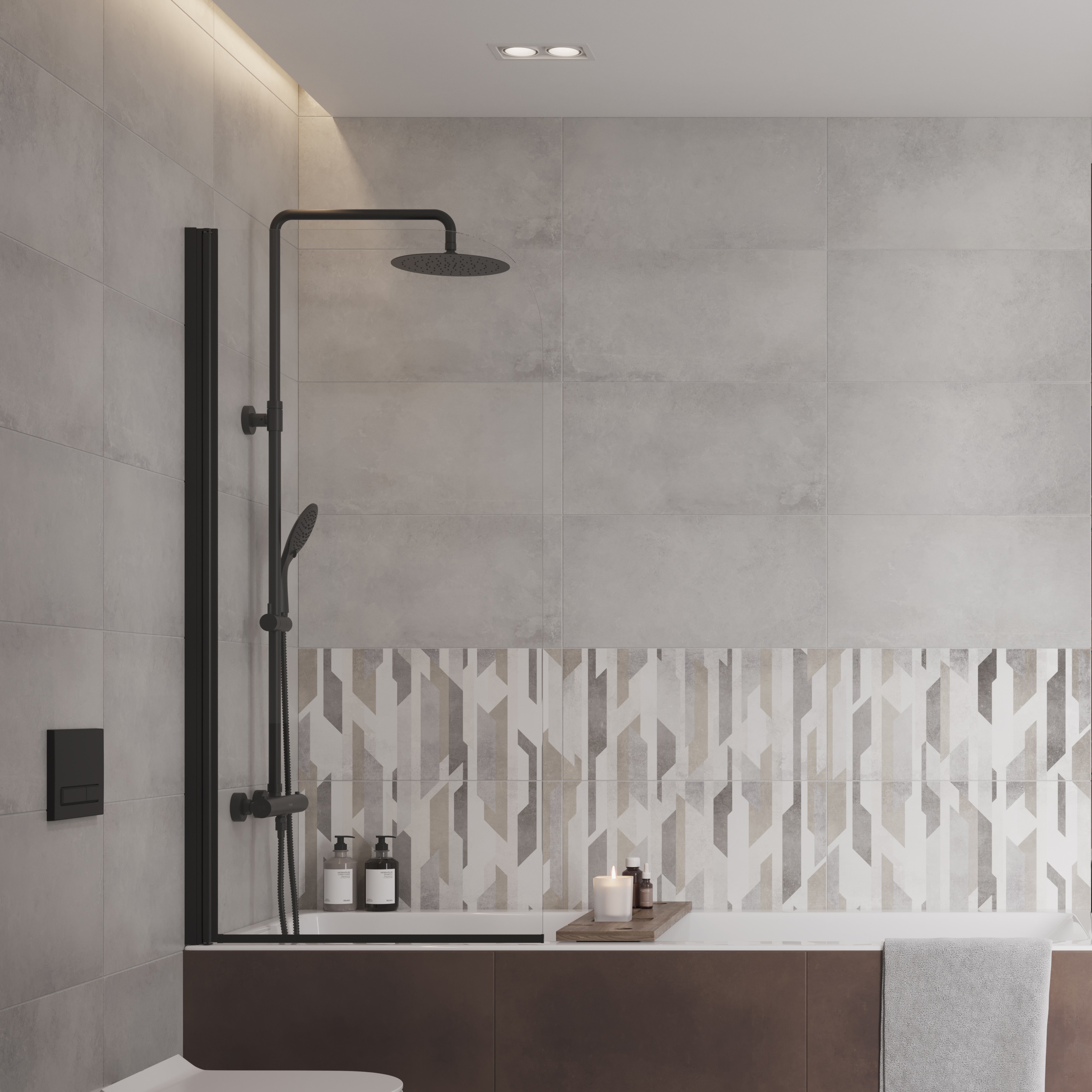 Изображение товара Плитка настенная KREAFORTA Cascada 29.8x59.8 см 1.425 м² матовая цвет светло-серый Изображение товара Плитка настенная KREAFORTA Cascada 29.8x59.8 см 1.425 м² матовая цвет светло-серый