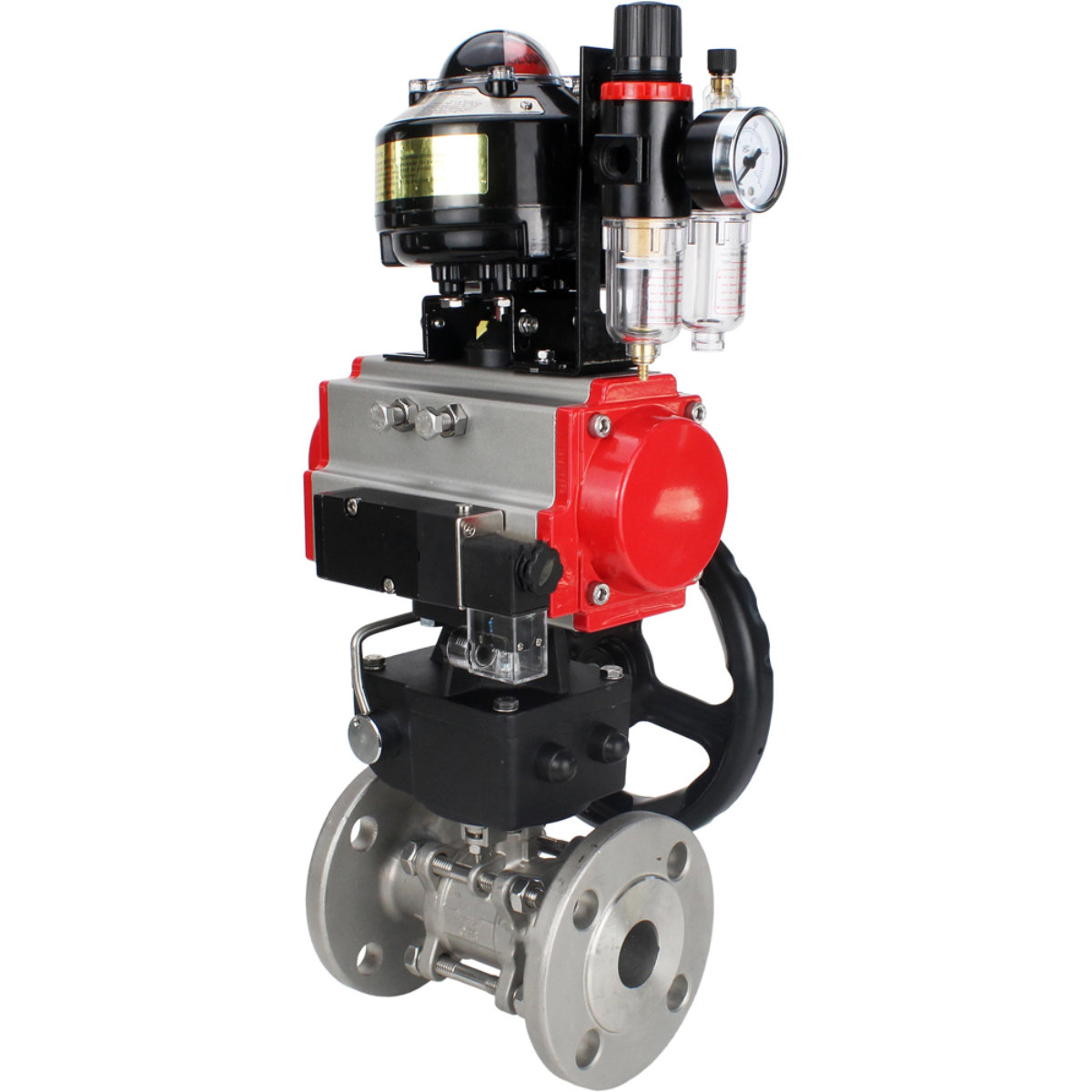 Изображение товара Кран шаровой DN.ru KFПТ-ISO.316.180 с пневмоприводом  DA-130