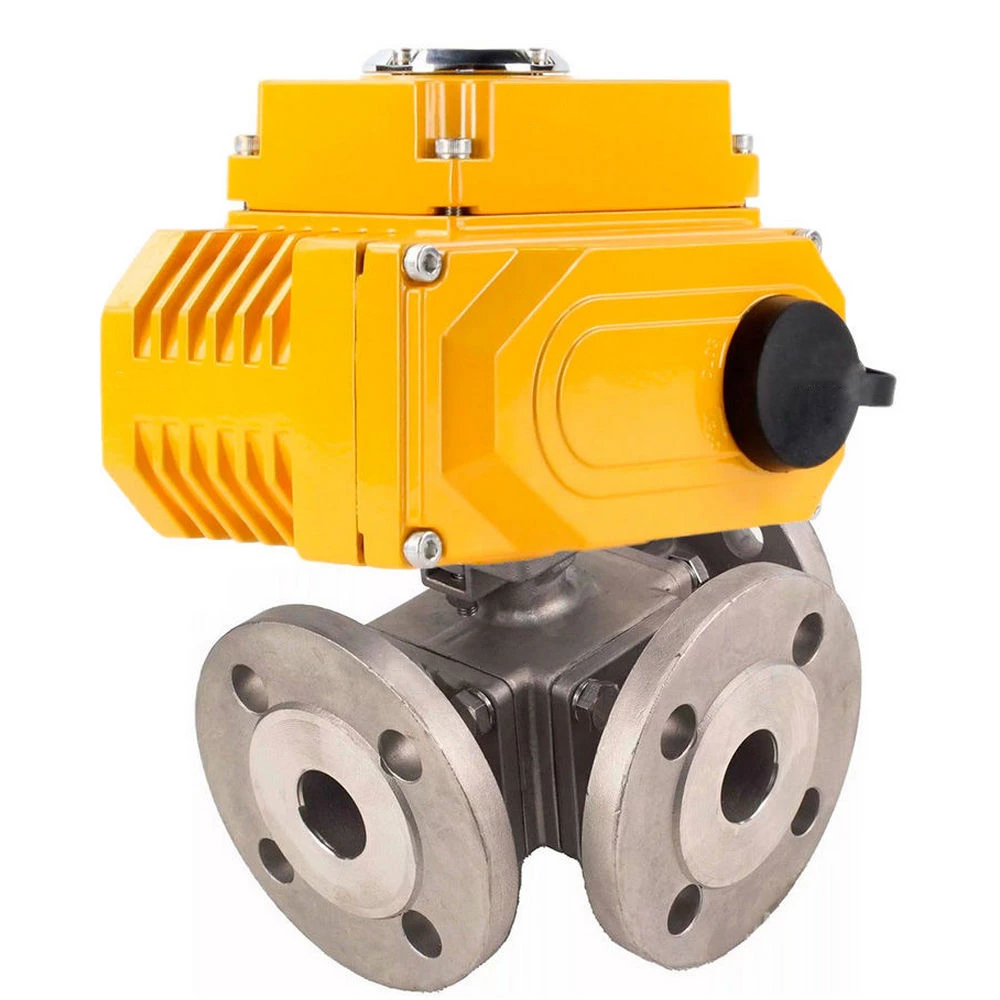 Изображение товара Кран шаровой DN80 с электроприводом DN.RU, нержавеющая сталь, PN16