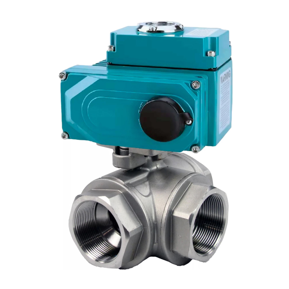 Изображение товара Кран шаровой DN20 DN.ru с электроприводом, нержавеющая сталь, PN63