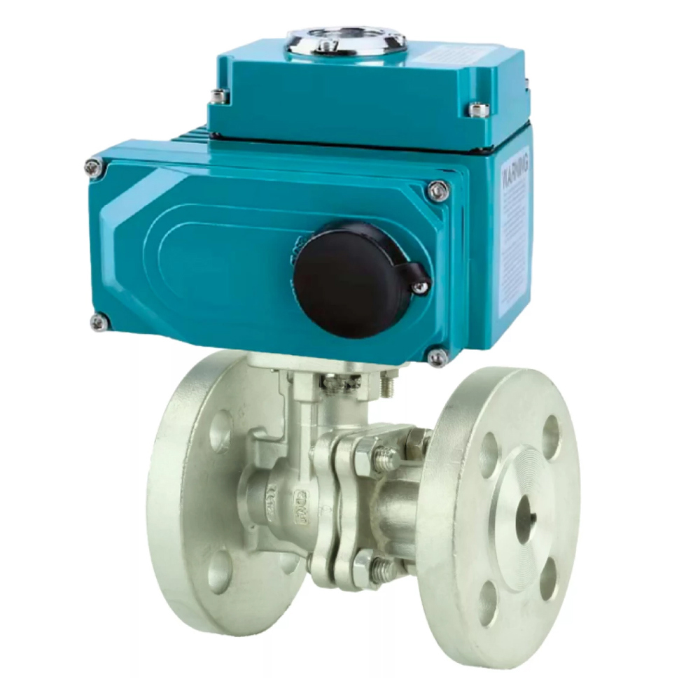 Изображение товара Кран шаровой DN65 с электроприводом DN.RU QT2-N-xEM-O1-x-У1