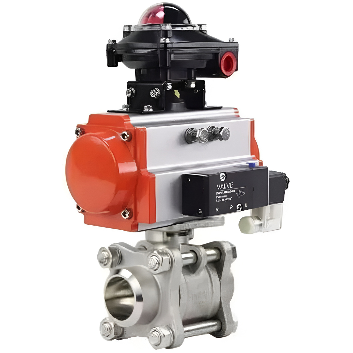 Изображение товара Кран шаровой DN32 DN.RU 63 бар нержавеющая сталь без ручки