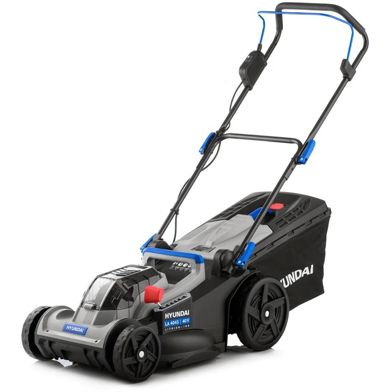 Изображение товара Газонокосилка аккумуляторная Hyundai LA 4043 с шириной скашивания 43 см