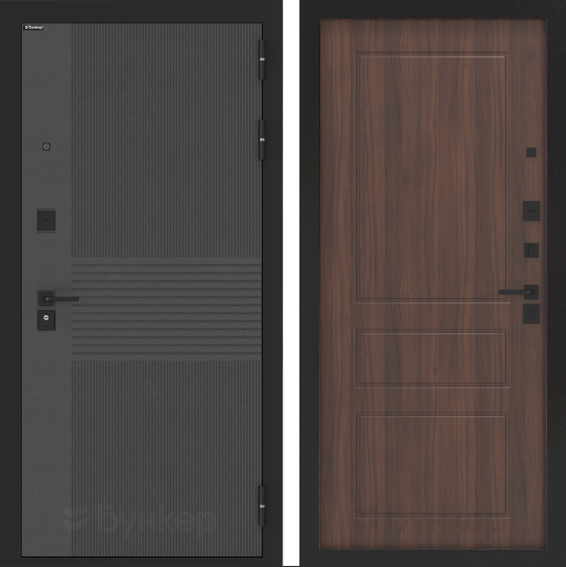 Изображение товара Входная дверь ДВЕРИ БУНКЕР BN-05 с панелью ФЛ-116