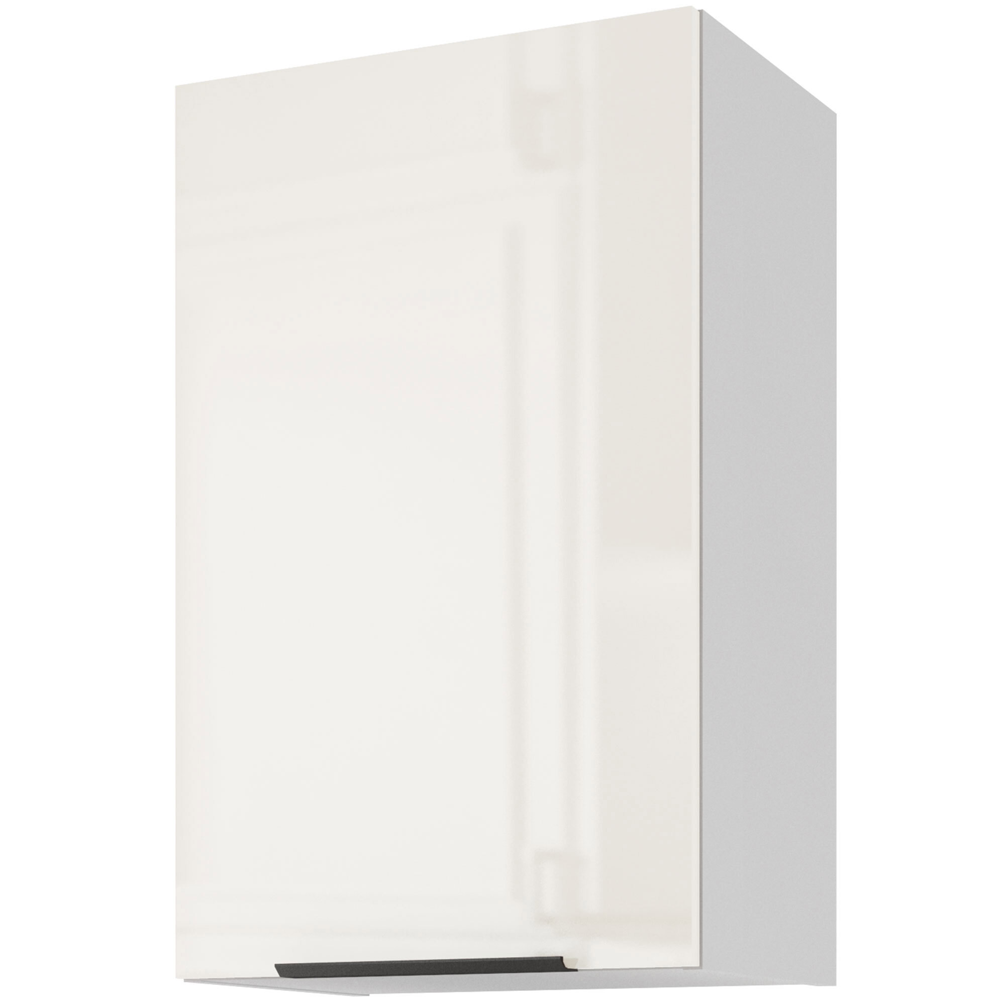 Изображение товара Кухонный модуль навесной Beneli COLOR распашной Крем бежевый глянец/Белый 45х31.2х72 см 1 шт.