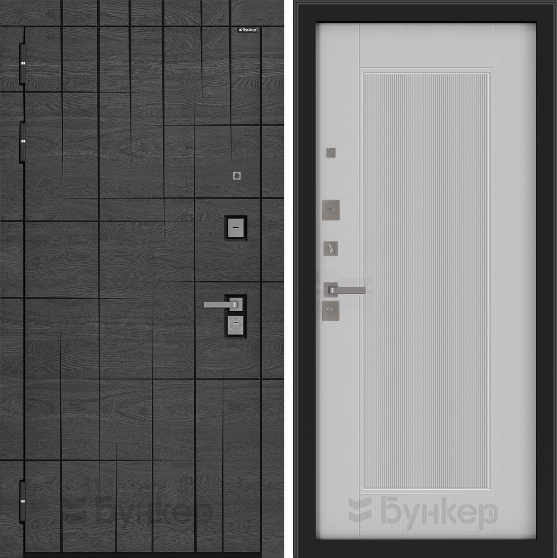 Изображение товара Входная дверь ДВЕРИ БУНКЕР BN-09 с панелью Амстрод