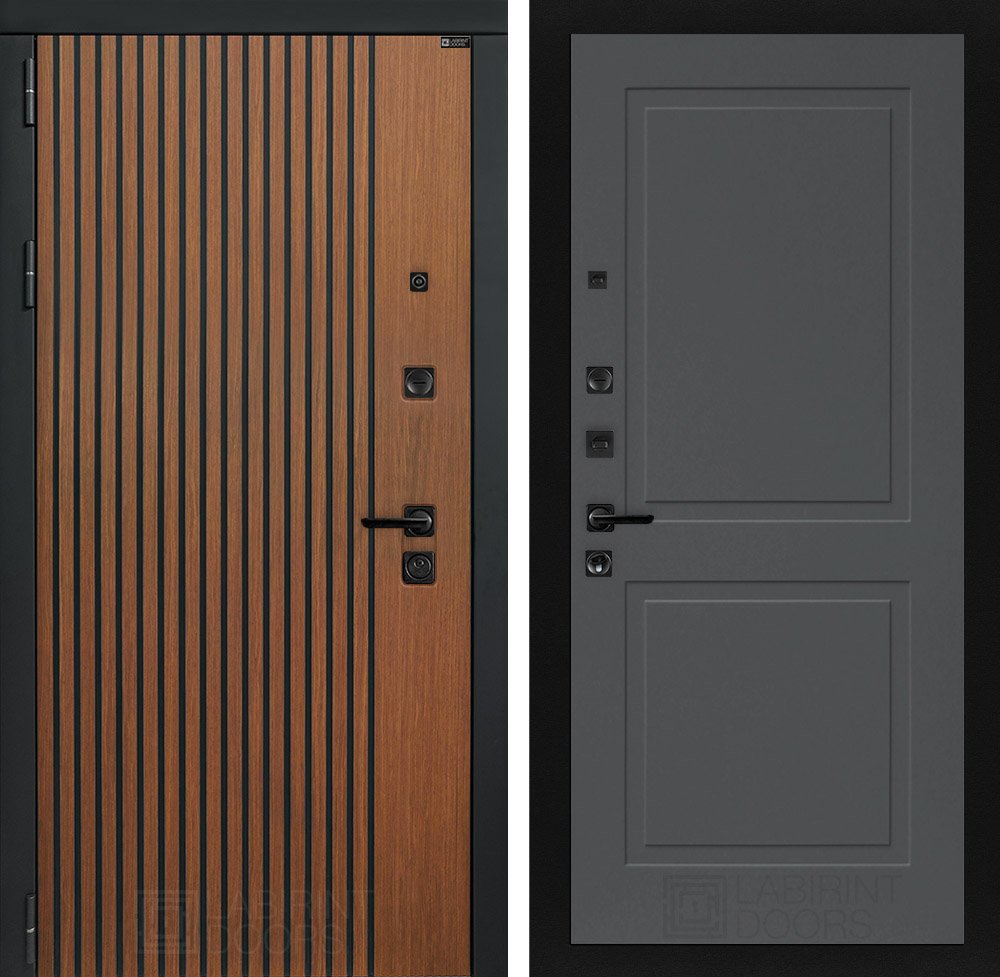 Изображение товара Входная дверь ДВЕРИ ЛАБИРИНТ Шторм с панелью П11, левый, 205x96 см