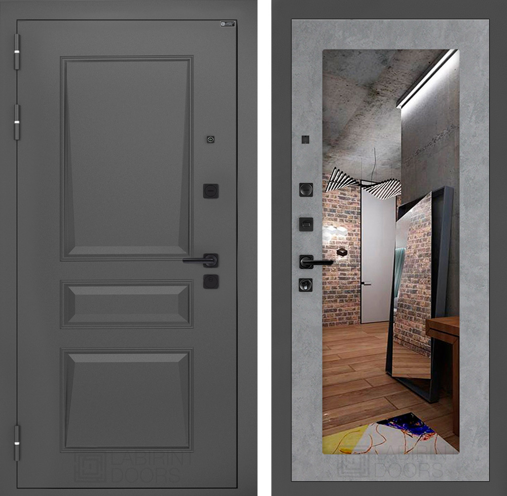 Изображение товара Входная дверь Двери Лабиринт Орлеан с панелью П18