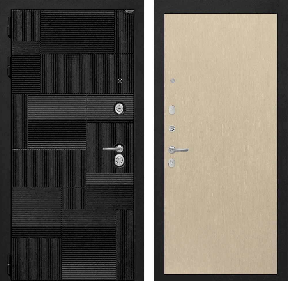 Изображение товара Входная дверь ДВЕРИ ЛАБИРИНТ Пазл с панелью П05 Лофт черный