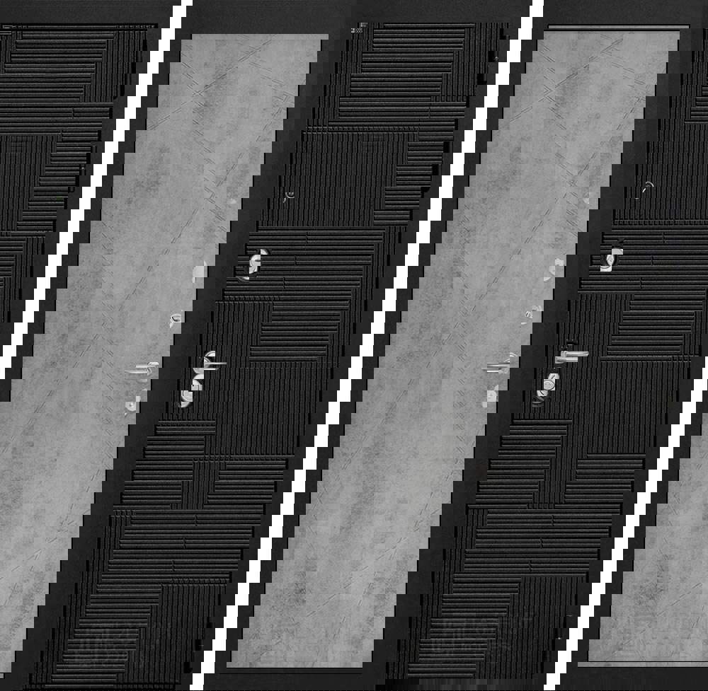 Изображение товара Входная дверь Двери Лабиринт Пазл с панелью П24 правый 205x96см цвет лофт черный/бетон светлый