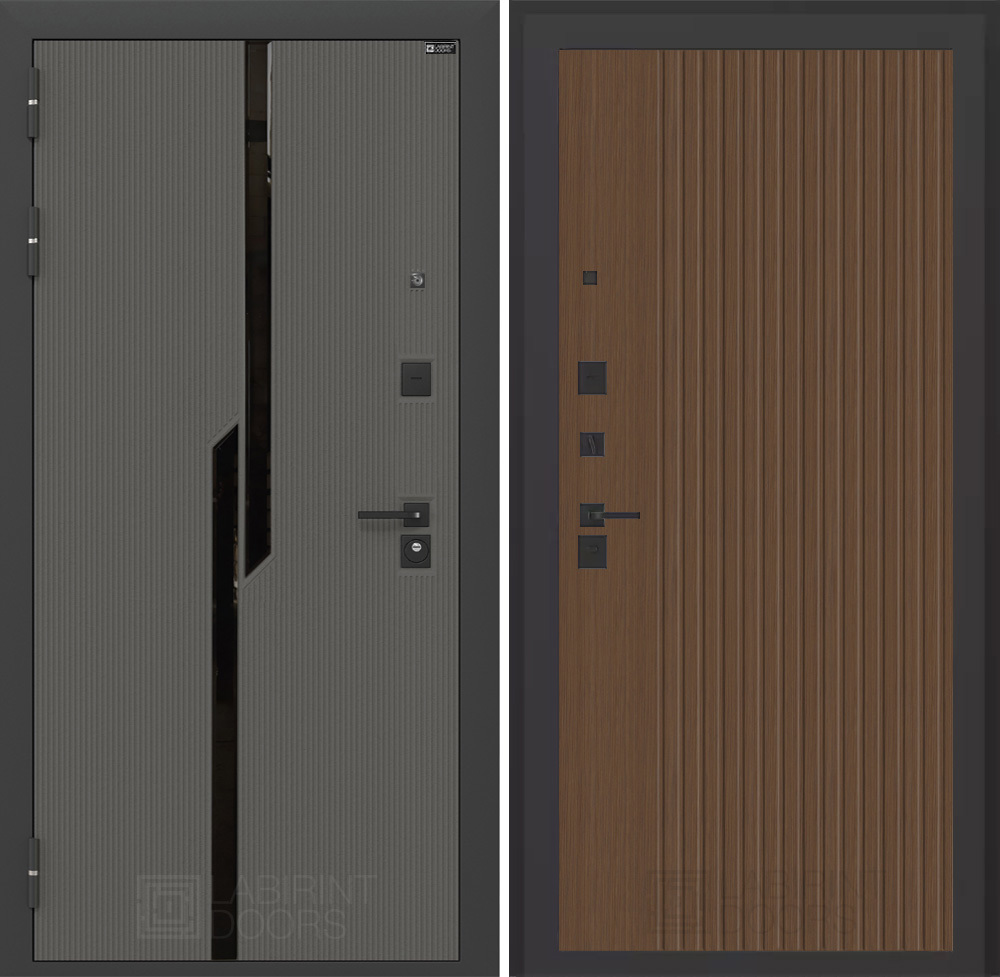 Изображение товара Входная дверь ДВЕРИ ЛАБИРИНТ Карбон с панелью П29