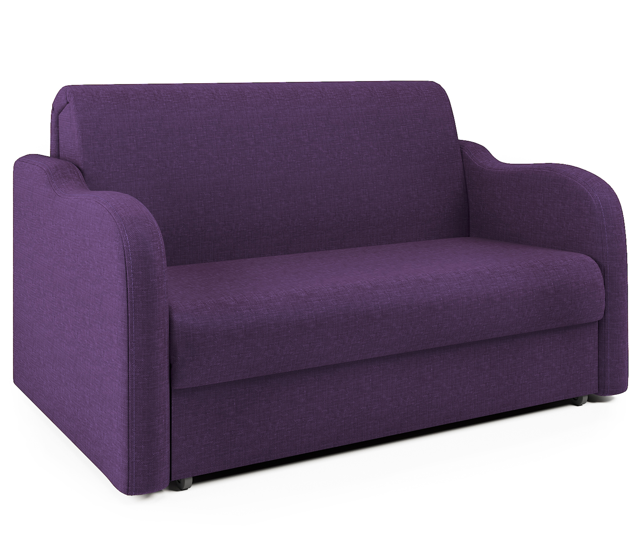 Изображение товара Диван раскладной Гамма Коломбо 144x95x110 см фиолетовая рогожка
