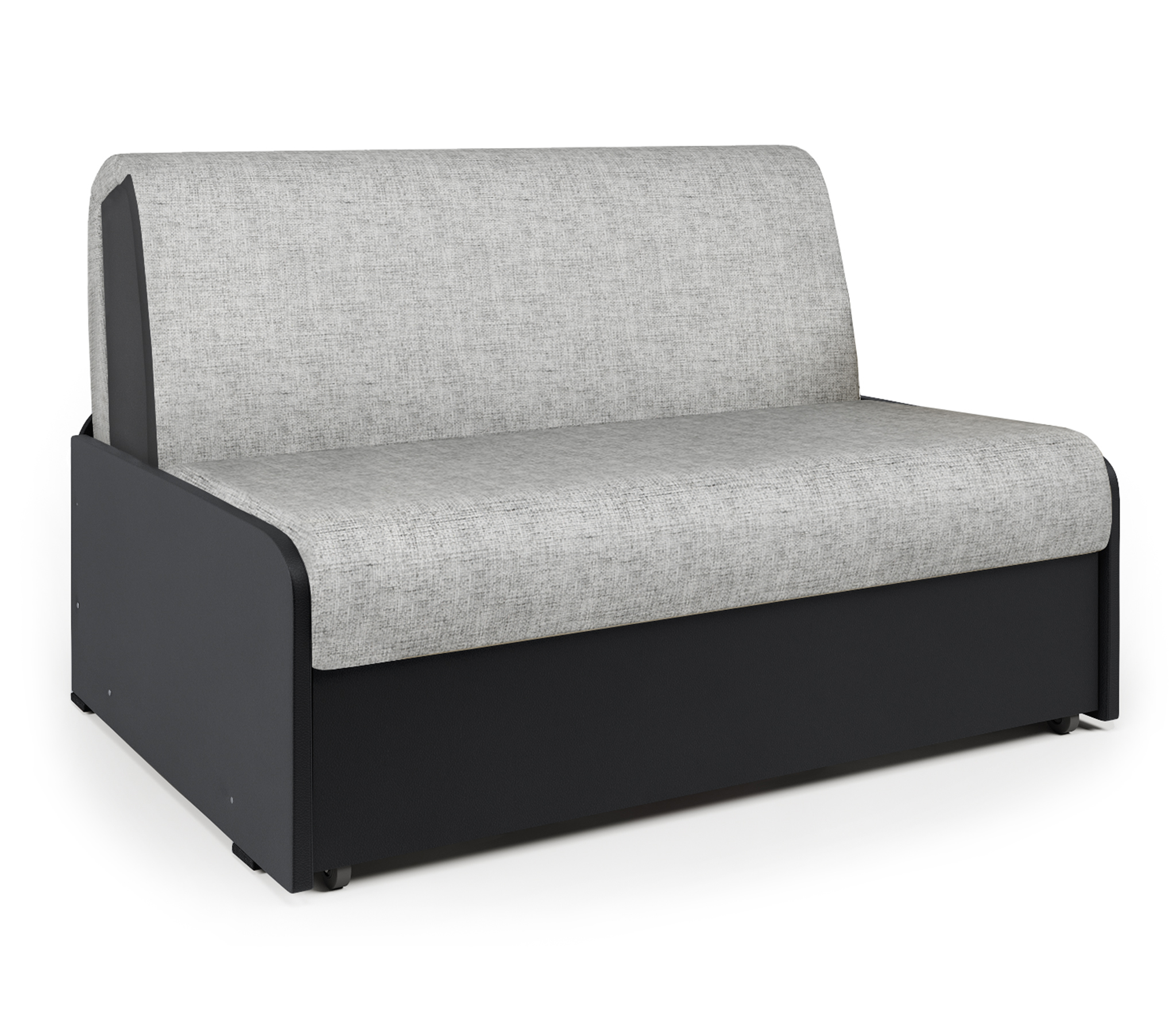 Изображение товара Диван раскладной Гамма Коломбо с ящиком серый/черный 146x95x110 см