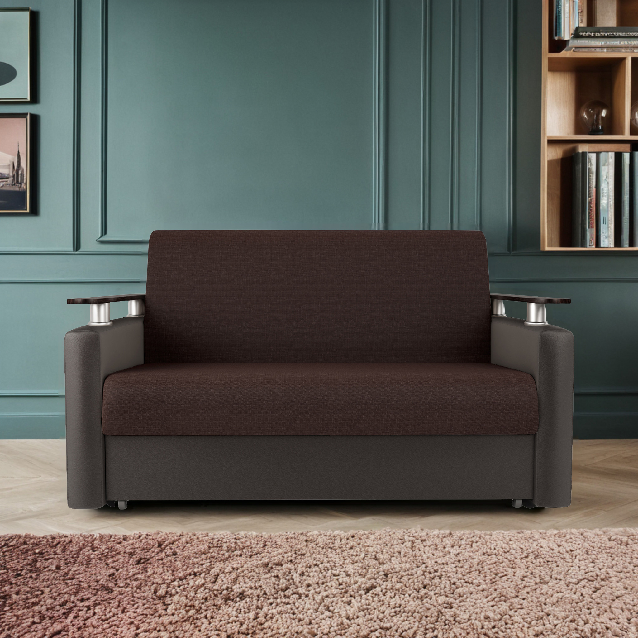 Изображение товара Диван раскладной Гамма Шарм 160x95x110 см с ящиком и механизмом аккордеон