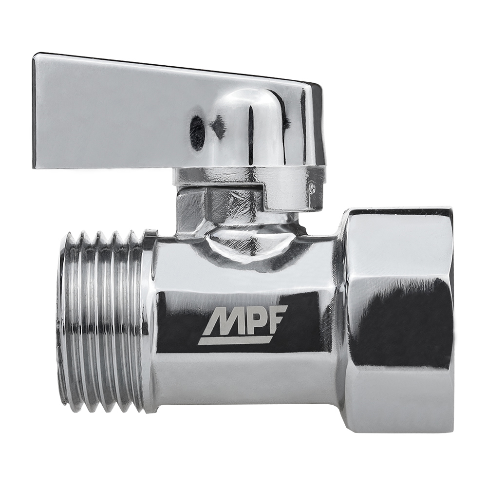 Изображение товара Кран шаровой прямой MPF PN24 1/2" латунь ручка флажок