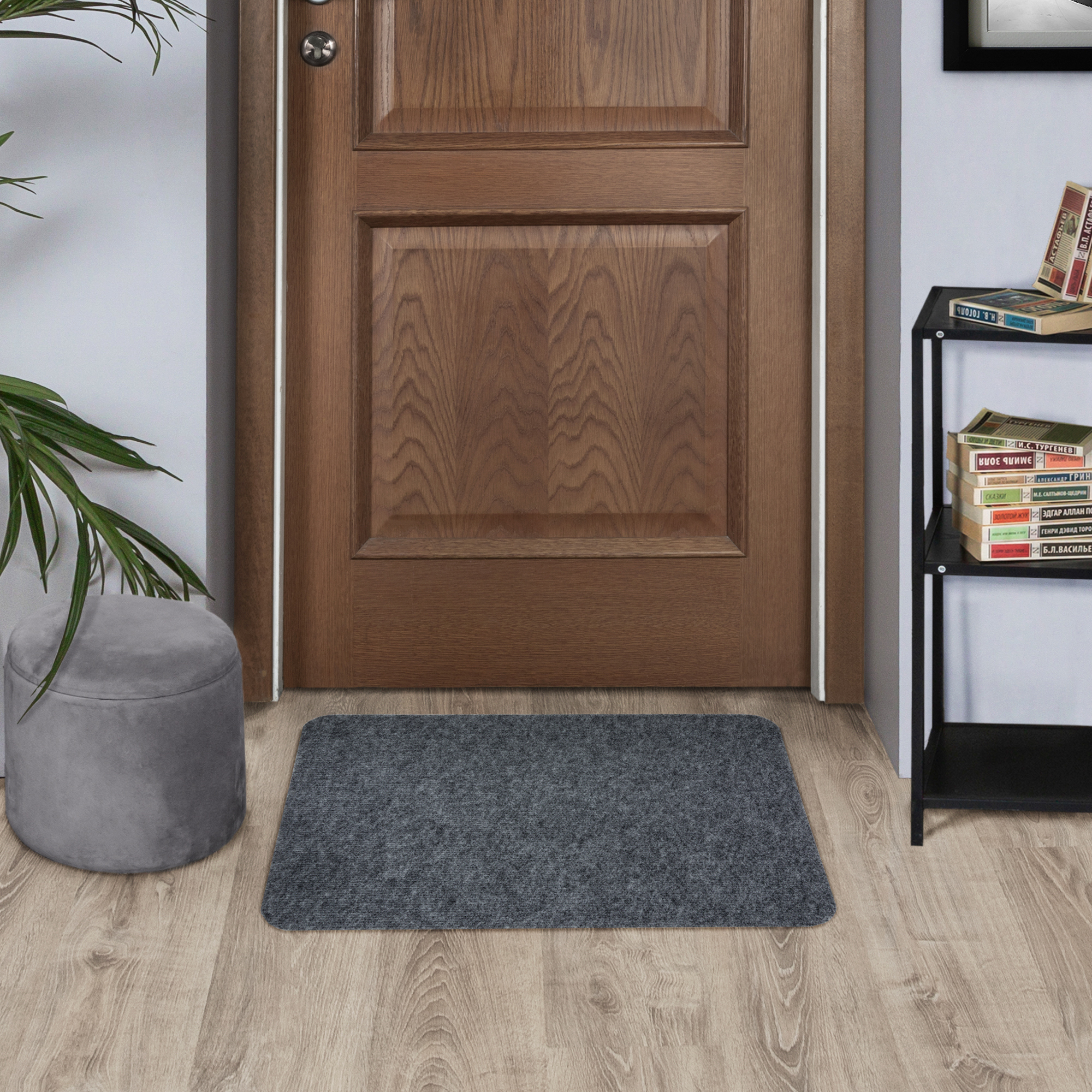 Изображение товара Коврик Флорт Офис 49x80 см серый полипропилен