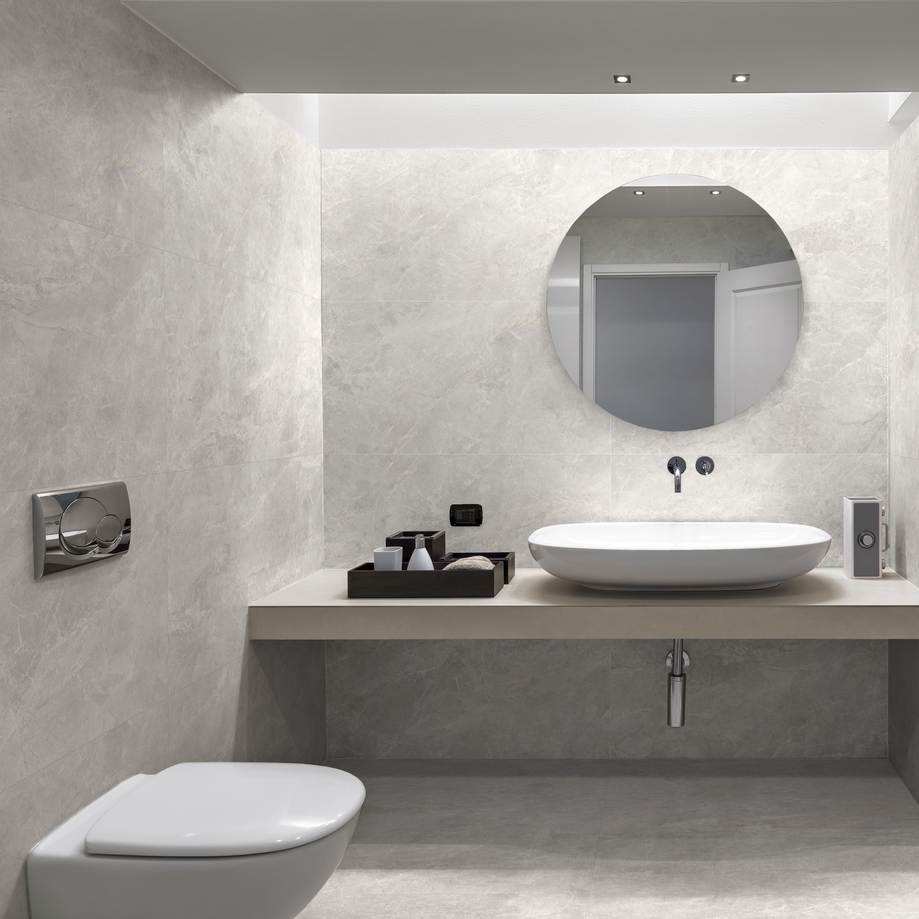 Изображение товара Глазурованный керамогранит Anatolia 60x120 см матовый светло-серый индийский